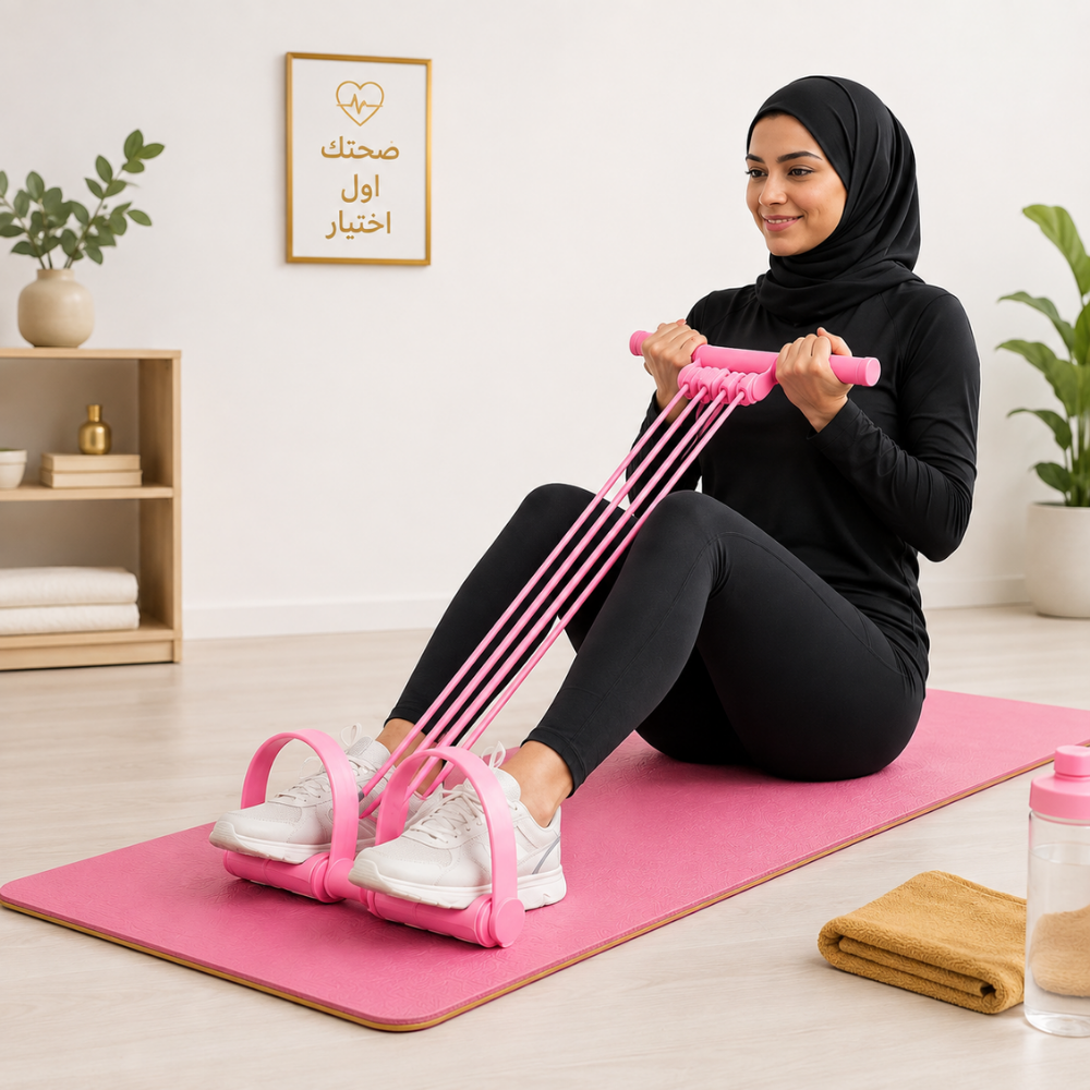جهاز تمرين المقاومة المحمول للذراعين والساقين – أداة تمارين رياضية متكاملة للجسم في المنزل